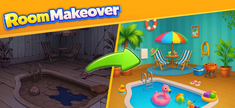 Room makeover: a run-down pool room restored