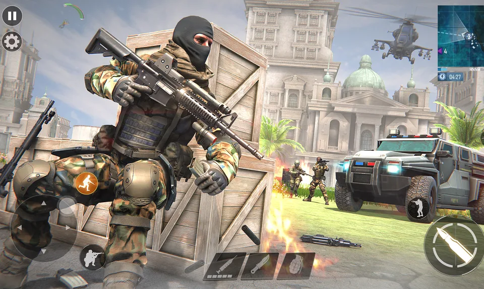 FPS Commando Army Mission Game screenshot