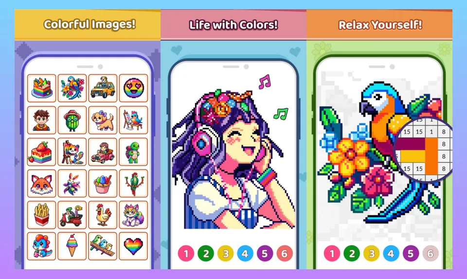 Pixel Breeze – Color By Number screenshot